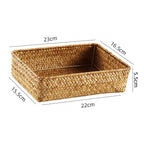 Handwoven Bamboo Storage Tray | Kelmera