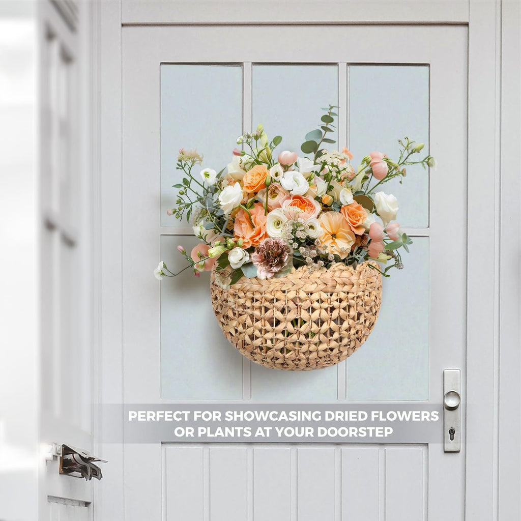Handwoven Basket Green Beige | Kelmera
