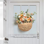 Handwoven Basket Green Beige | Kelmera