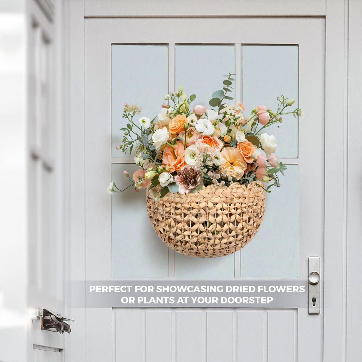 Handwoven Basket Green Beige | Kelmera