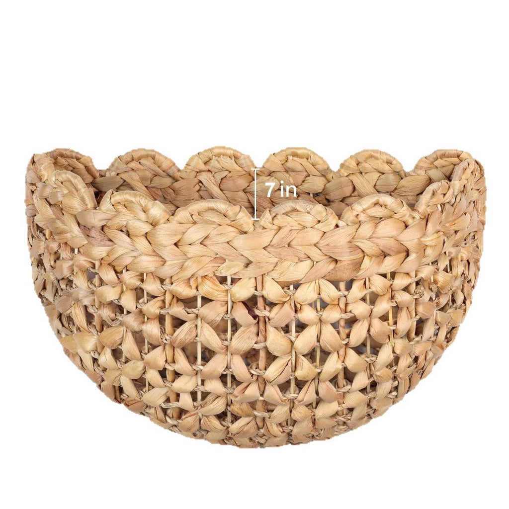 Handwoven Basket Green Beige | Kelmera
