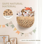 Handwoven Basket Green Beige | Kelmera