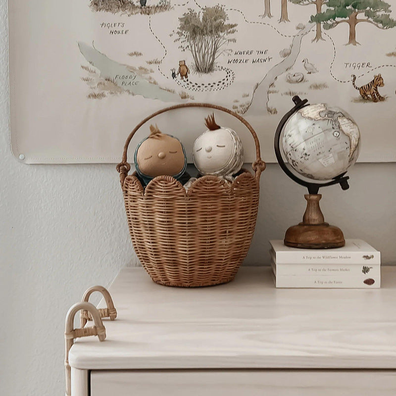 Handwoven Basket with Handle | Kelmera