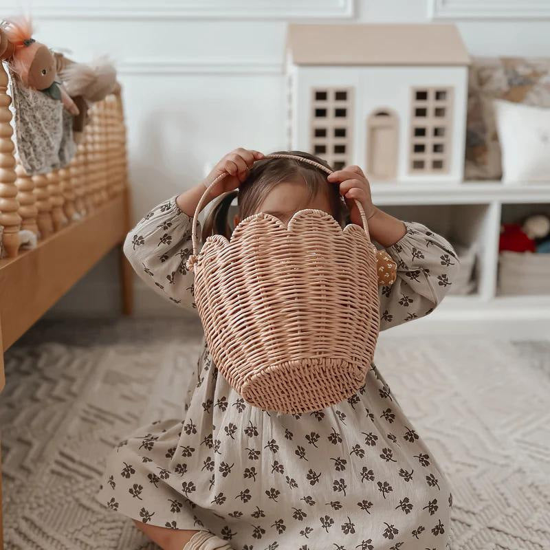 Handwoven Basket with Handle | Kelmera