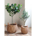 Handwoven Basket with Practical Handles | Kelmera