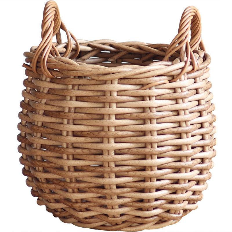 Handwoven Basket with Practical Handles | Kelmera