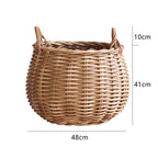 Handwoven Basket with Practical Handles | Kelmera