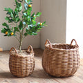 Handwoven Basket with Practical Handles | Kelmera