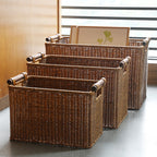 Handwoven Decorative Basket Light Brown | Kelmera