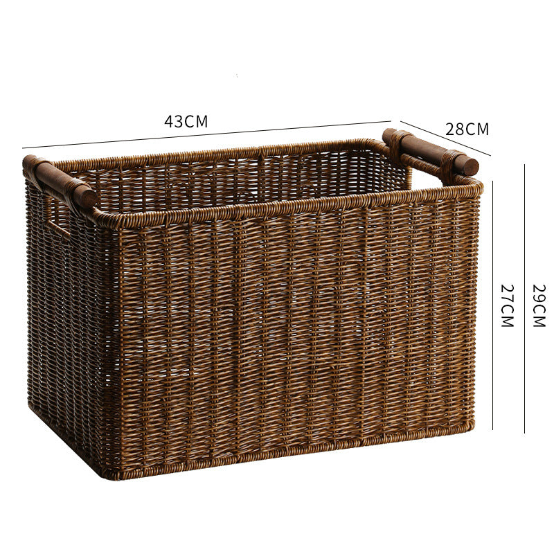 Handwoven Decorative Basket Light Brown | Kelmera