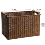 Handwoven Decorative Basket Light Brown | Kelmera