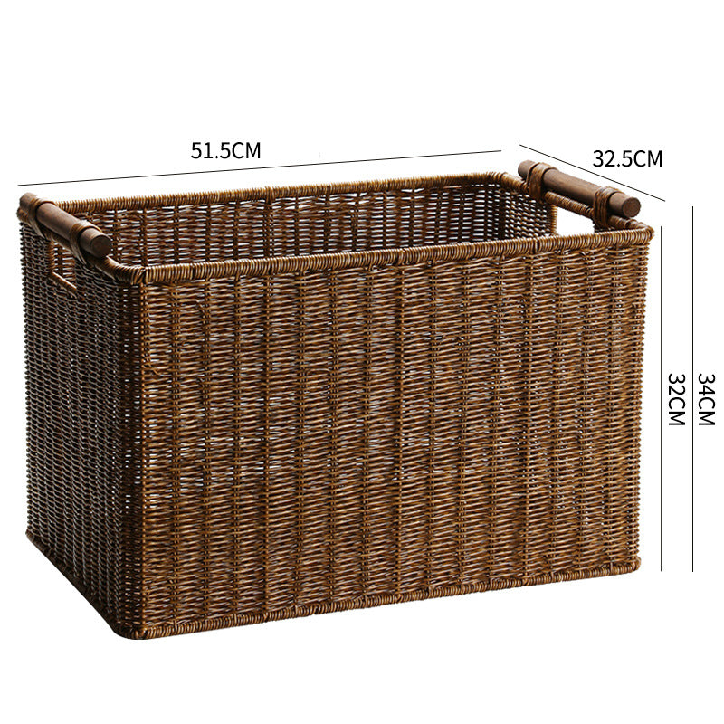 Handwoven Decorative Basket Light Brown | Kelmera