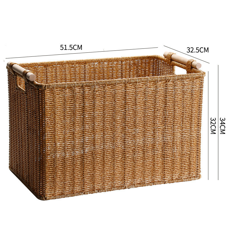 Handwoven Decorative Basket Light Brown | Kelmera