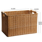 Handwoven Decorative Basket Light Brown | Kelmera