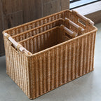 Handwoven Decorative Basket Light Brown | Kelmera