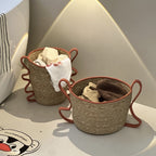 Handwoven Decorative Basket made of Natural Materials | Kelmera