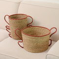 Handwoven Decorative Basket made of Natural Materials | Kelmera