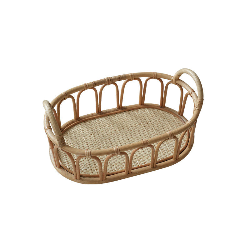 Handwoven Decorative Basket White | Kelmera