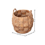 Handwoven Decorative Basket with Heart Motif | Kelmera