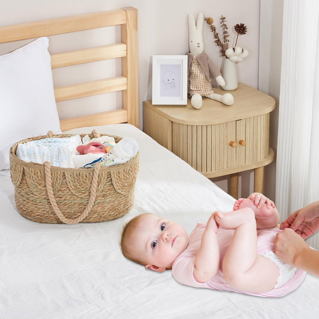 Handwoven Decorative Basket with Ruffles | Kelmera