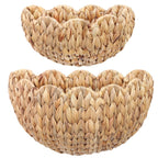 Handwoven Decorative Basket with Wave Pattern | Kelmera