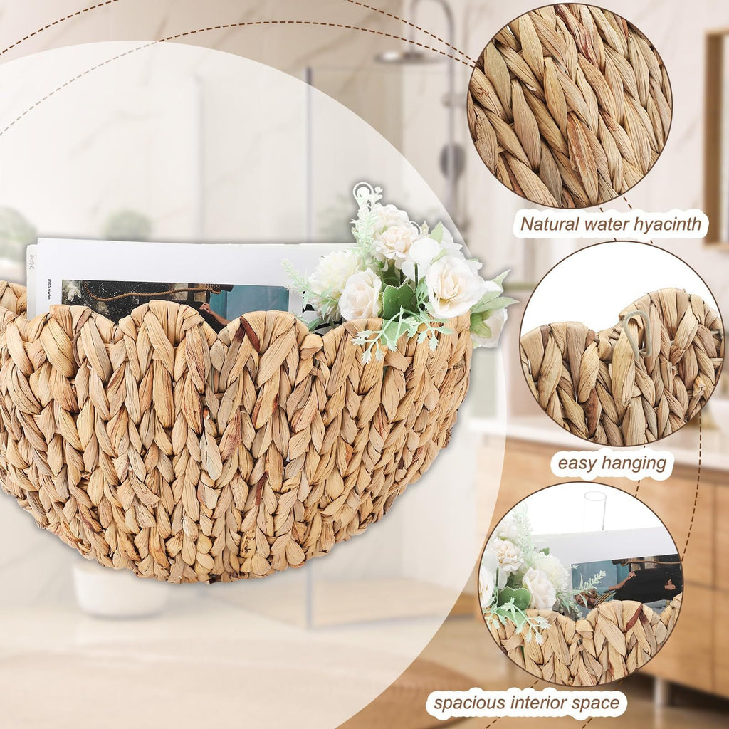 Handwoven Decorative Basket with Wave Pattern | Kelmera