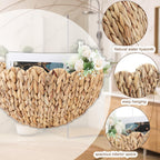 Handwoven Decorative Basket with Wave Pattern | Kelmera