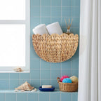 Handwoven Decorative Basket with Wave Pattern | Kelmera