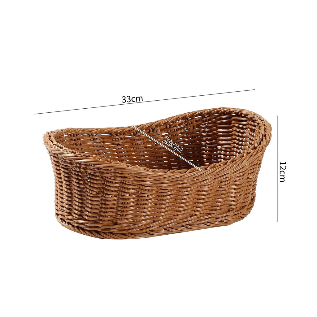 Handwoven Decorative Serving Basket | Kelmera