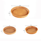 Handwoven Decorative Serving Tray | Kelmera
