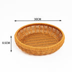 Handwoven Decorative Serving Tray | Kelmera