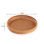Handwoven Decorative Serving Tray | Kelmera
