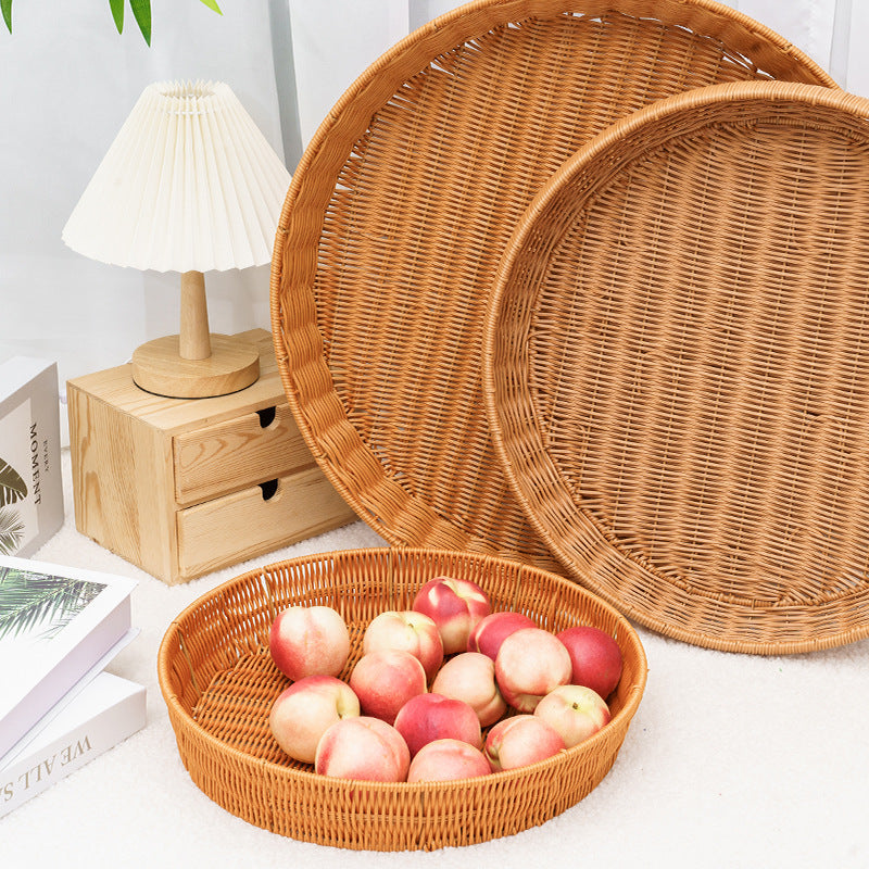 Handwoven Decorative Serving Tray | Kelmera