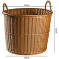Handwoven Decorative Storage Basket Brown | Kelmera