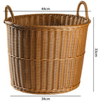 Handwoven Decorative Storage Basket Brown | Kelmera