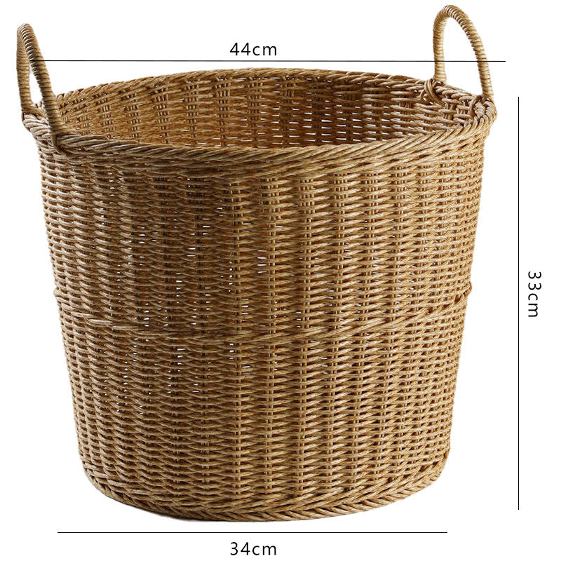Handwoven Decorative Storage Basket Brown | Kelmera