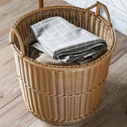 Handwoven Decorative Storage Basket Brown | Kelmera