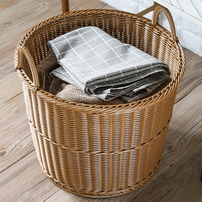 Handwoven Decorative Storage Basket Brown | Kelmera