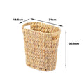Handwoven Decorative Storage Basket Green | Kelmera