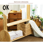 Handwoven Decorative Storage Basket Green | Kelmera
