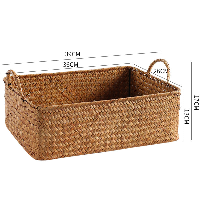 Handwoven Decorative Storage Basket Orange | Kelmera