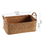 Handwoven Decorative Storage Basket Orange | Kelmera