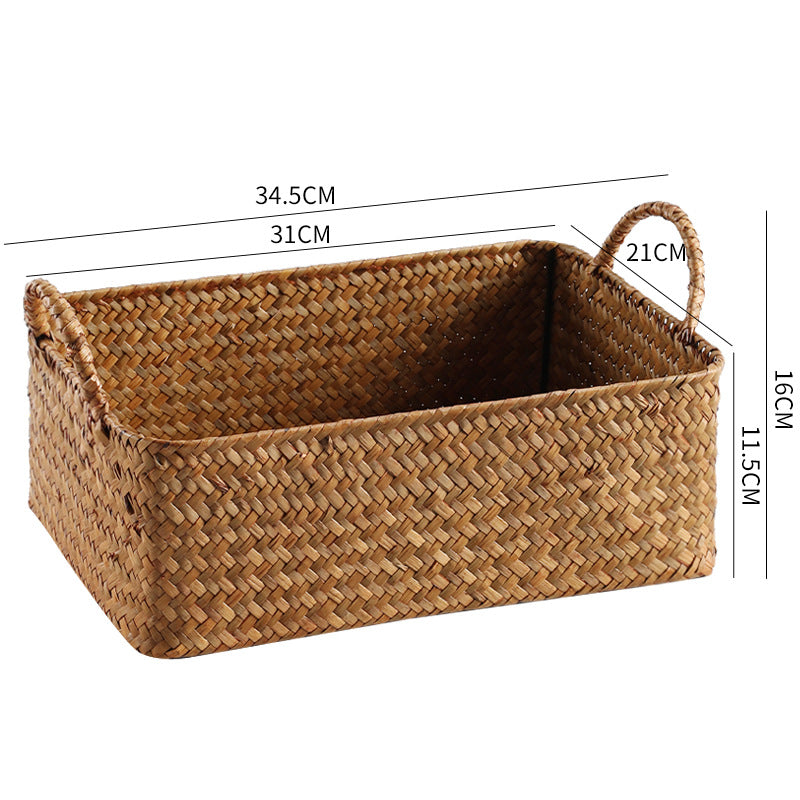 Handwoven Decorative Storage Basket Orange | Kelmera
