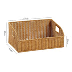 Handwoven Decorative Storage Container Light Brown | Kelmera