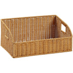 Handwoven Decorative Storage Container Light Brown | Kelmera
