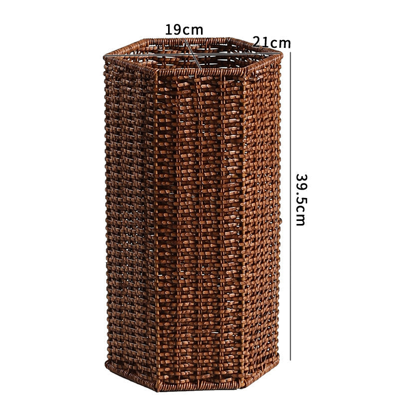 Handwoven Decorative Storage Cylinder | Kelmera