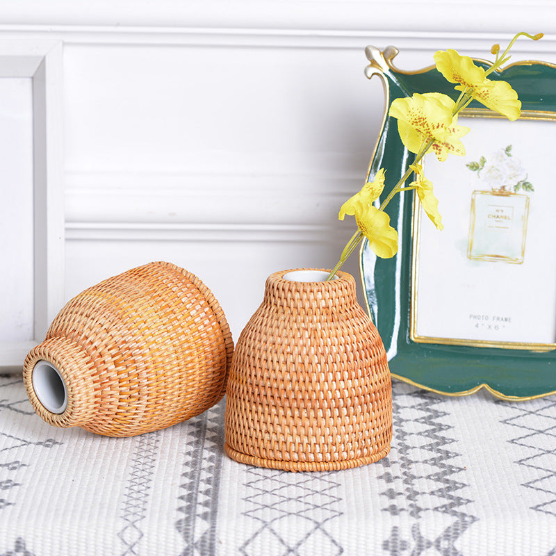 Handwoven Decorative Vase | Kelmera