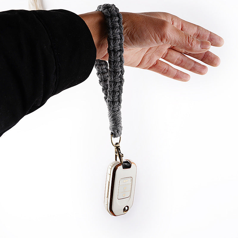 Handwoven Macrame Keychain Holder | Kelmera