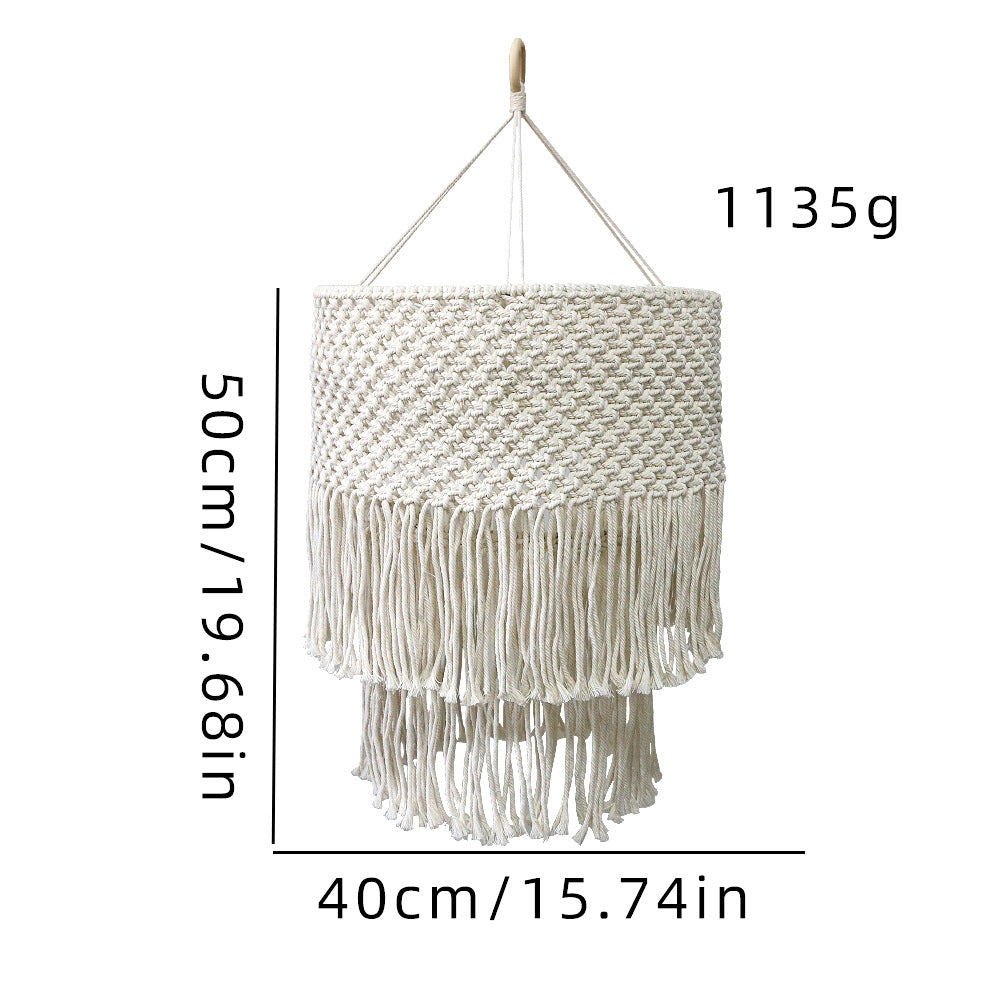 Handwoven Macrame Pendant Lamp | Kelmera
