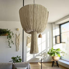 Handwoven Macrame Pendant Lamp | Kelmera